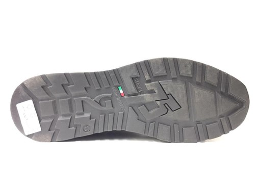 SCARPE SNEAKERS CASUAL UOMO NERO GIARDINI A800560U PELLE ORIGINALE AI NEW - 第 6/6 張圖片