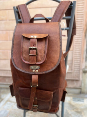 Echtleder All Time Best Back Pack Rucksack Reisetasche Herren und Damen