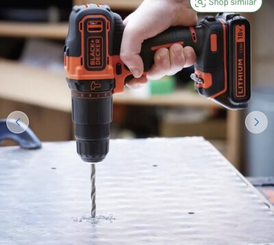 Black + Decker Bohrhammer Handwerkzeug und Bohrer Set