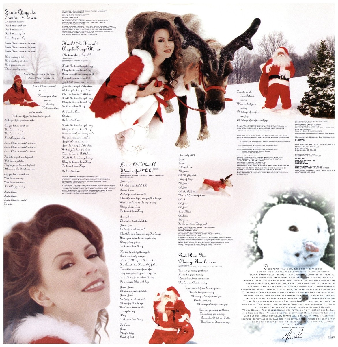 Mariah Carey - Merry Christmas '94 LP EU ORG!VG+/EX- | eBay