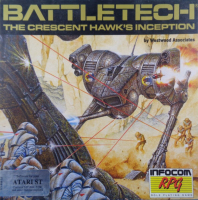 ATARI ST -- BATTLETECH (INFOCOM) #MIT POSTER