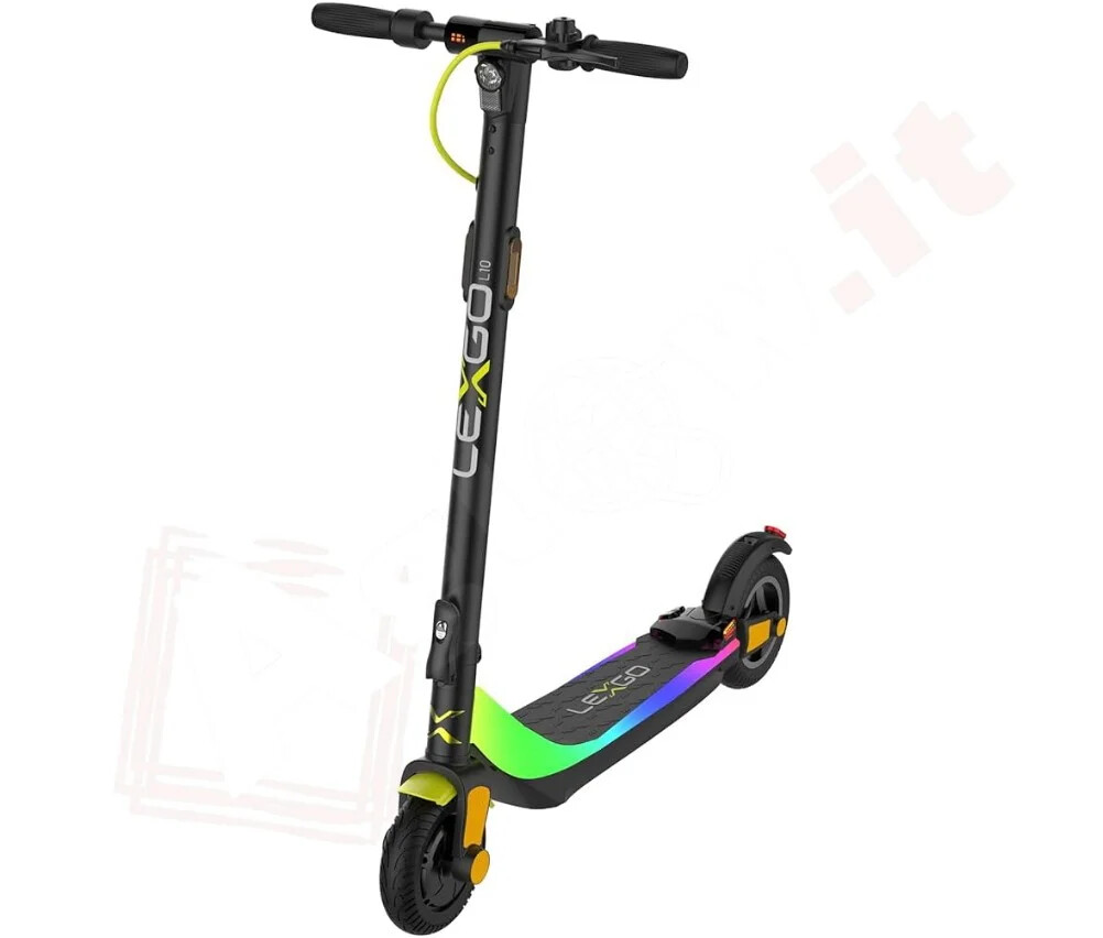 Electric Scooter Monopattino Elettrico Fiat 500 Bianco Monopattino