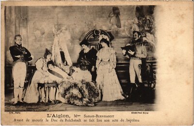 PC THEATER START SARAH BERNHARDT L'AIGLON AVANT DE MOURIR (a44942)