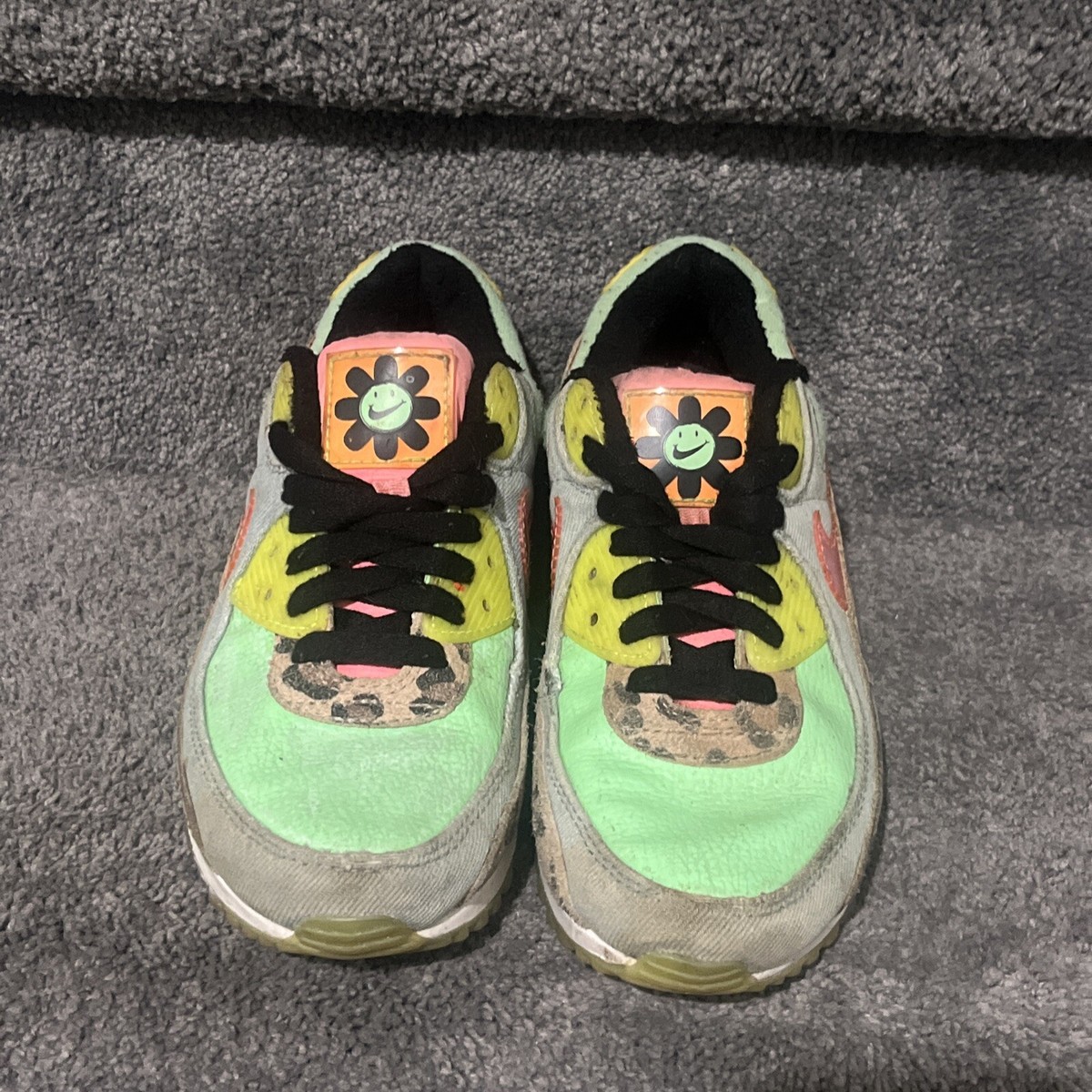 靴 NIKE W AIR MAX 90 LX ILLUSION Wmns Air Max 90 LX 'Illusion Green' - Nike - CW3499 300