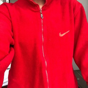 red nike zip up
