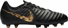 Nike Jr. Tiempo Legend 7 Club FG Soccer Cleats AO2300-077 Black/Gold BX 7