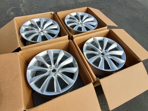 Details About New 22 Tesla Model X Oem Factory Staggered Turbine Wheels Rims