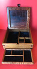 Wood Jewelry Box Cocobolo Hardwood Handmade from Costa Rican, Signed, Removable