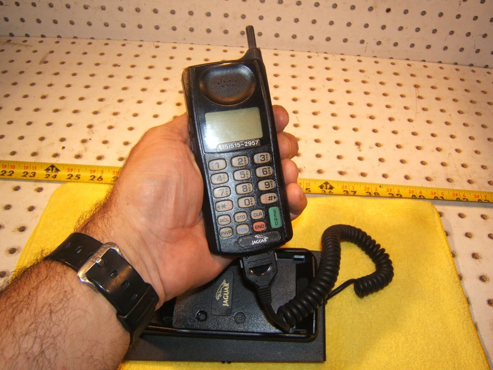 Jaguar 98-02 XJ8 XK8 interior consola central reposabrazos EE. UU. 1 teléfono/soporte solamente Foto 4 de 4