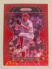 2022 Panini Prizm Tier II Red Donut Circle Prizm /99 Noah Syndergaard #216