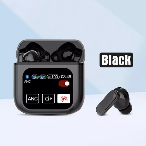 New Bluetooth 5.4 Wireless LED Display Touchscreen Noise Reduction Headphone - Zdjęcie 12 z 17