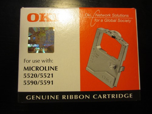 OKI Ink Ribbon ML-5520 Microline 5521 5590 5591 Ribbon Part Number 01126301 - Photo 3/6