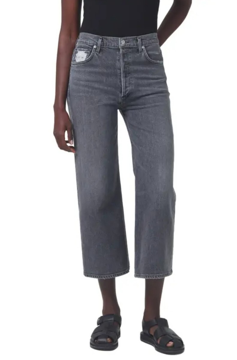 NWOT Citizens of Humanity Sacha High Rise Wide Leg Crop Jeans