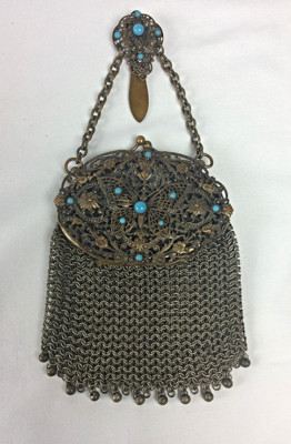 antique chain purse