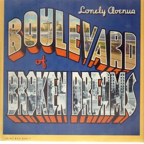 LP The Boulevard Of Broken Dreams Orchestra Lonely Avenue NEAR