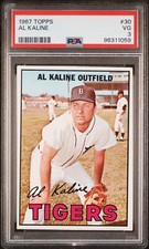 1967 Topps AL KALINE #30 Baseball Card VG PSA 3 HOF Detroit Tigers