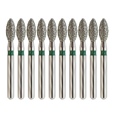 Multi-Use Dental Diamonds Football Egg Bur 368/023C Coarse Grit Friction Grip