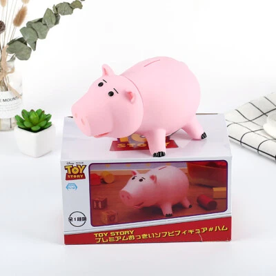 Toy Story 4 Hamm Figures Coin Save Money Box Piggy Bank Pink Ham Pig Kids Gift