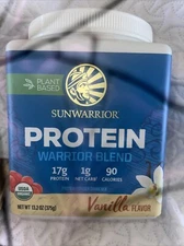 SunWarrior Warrior Blend - Plant Based Organic Protein Vanilla 13,2oz./375g.