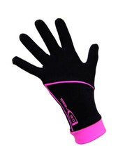Icedress - Thermal Figure Skating Gloves "IceDress" Black and Hot Pink 