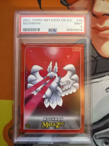 2021 Topps Metazoo MOTHMAN Cryptid Nation Series 0 #45 PSA 9 Mint