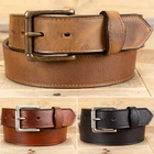 Scalloped Tab Oil Tanned Leather Work Belt - Amish Handmade by Yoder Leather