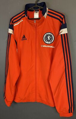 ADIDAS MEN'S SCOTLAND NATIONAL 2014/2015 JACKET TRAINING SOCCER