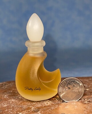 PRETTY LADY Perfume by Fortune Duck MINI .17oz/5ml EDP Frosted RARE FULL