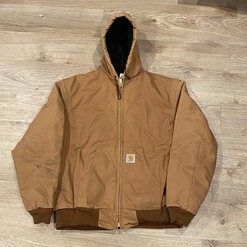 brown construction jacket