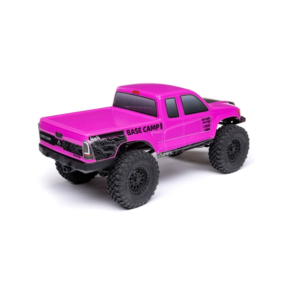 Axial SCX24 Base Camp 1/24 Scale Electric Brushed RTR Pink AXI1219T3 - Image 3 of 4
