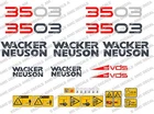 NEUSON 3503 DIGGER DECALS STICKER SET