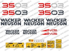 Neuson 3503 Gräber Aufkleber Set