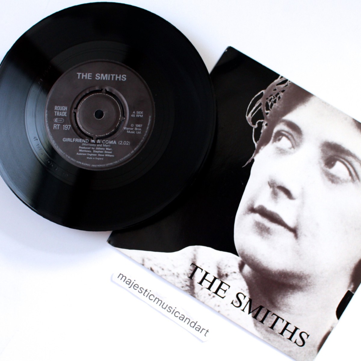 ORIGINAL 1987 UK THE SMITHS GIRLFRIEND IN A COMA 7 INCH