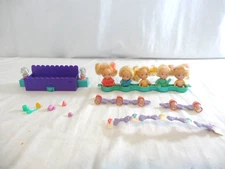 Quints Vintage 1990 90s Tyco Little Quints Baby Dolls Lot Bottles + Accessories