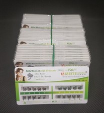 50 Sets Dental Orthodontic MIM Metal Brackets Mesh Base Mini Roth 022 345 hooks