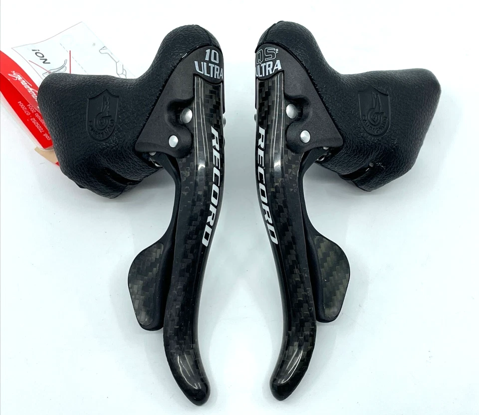 NOS Campagnolo Record QS Ultra 10-Speed ErgoPower Brake/Shift Levers Mechanical - Image 2 of 4