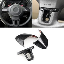 NEW Interior Steering Wheel Panel Cover Trim For VW Golf 6 Bora Polo Jetta ABS