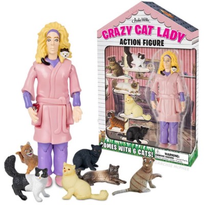 Crazy Cat Lady Action Figure