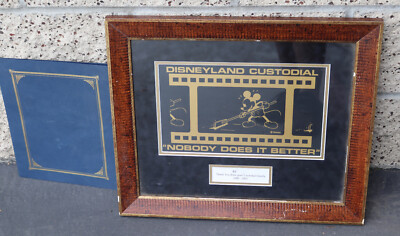 #ad Disneyland Custodial Services Employee Service Award Disney Environmentality $156.00