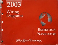 2003 Ford Expedition Lincoln Navigator Electrical Wiring Diagrams Manual Orig.