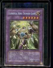 Elemental Hero Thunder Giant (EHC2-EN004) Secret Rare HP/DM Condition