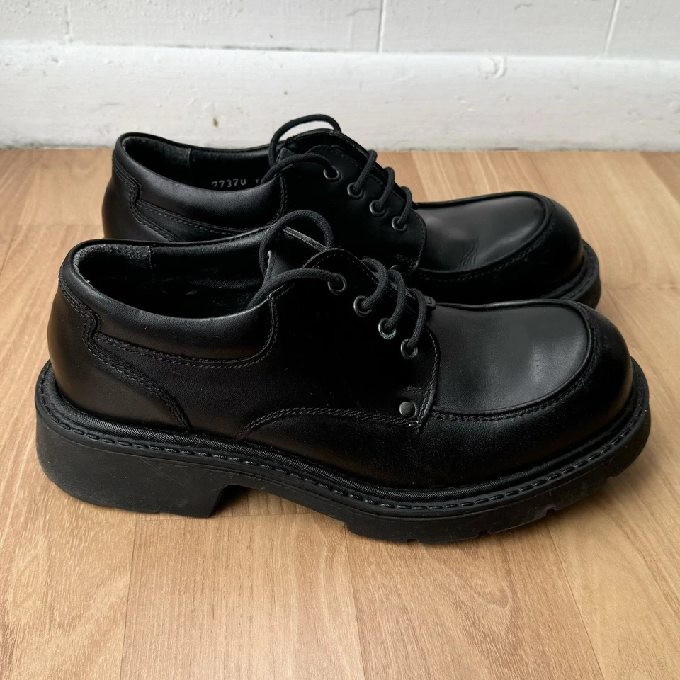 Zapatos Oxford con plataforma de cuero vintage Y2K con cordones Canyon River Blues para hombre 8 Foto 4 de 4