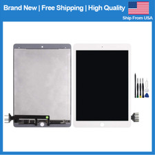 QC LCD Display Screen Touch Digitizer White For iPad Pro 9.7 A1673 A1674 A1675