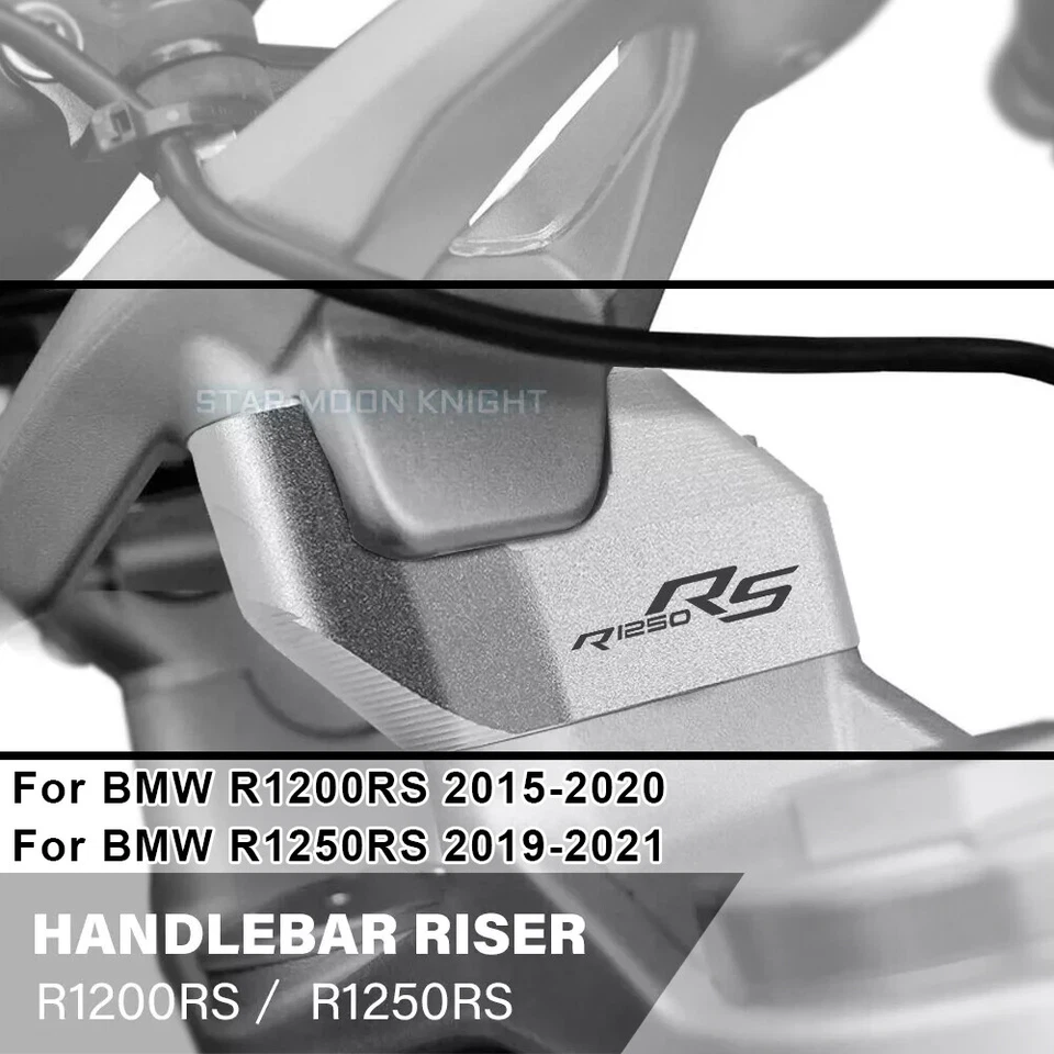 Nwe Handlebar Riser For BMW R1200RS R1250RS Handle Bar Height Up Back Move Mount - Image 3 of 4