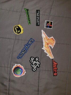 Patch Set Travis Scott Backpack Patches Travis Scott Cactus Jack Backpack  With Patch Set Limited Edition