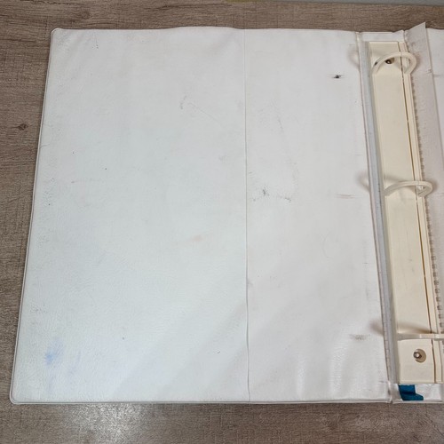 Vintage Trapper Keeper 3-Ring Pocket Binder Red Blue 80s 90s Solid - Picture 8 of 10