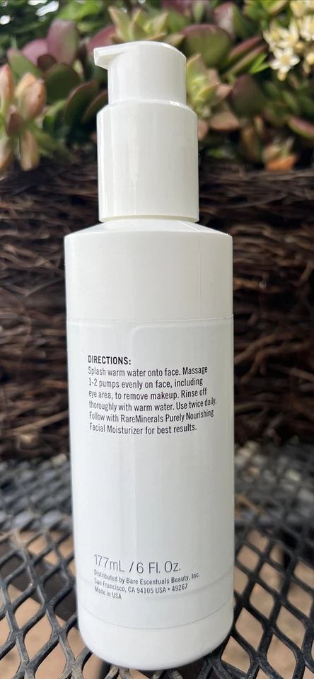 Rare Minerals Purifying Facial Cleaner ActiveSoil Complex By Bare Escentuals 6fl - Imagem 2 de 2