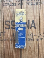 Vintage Norton Co. Yankee Clipper Sharpening Stone, Coarse/Fine Grit, In Box