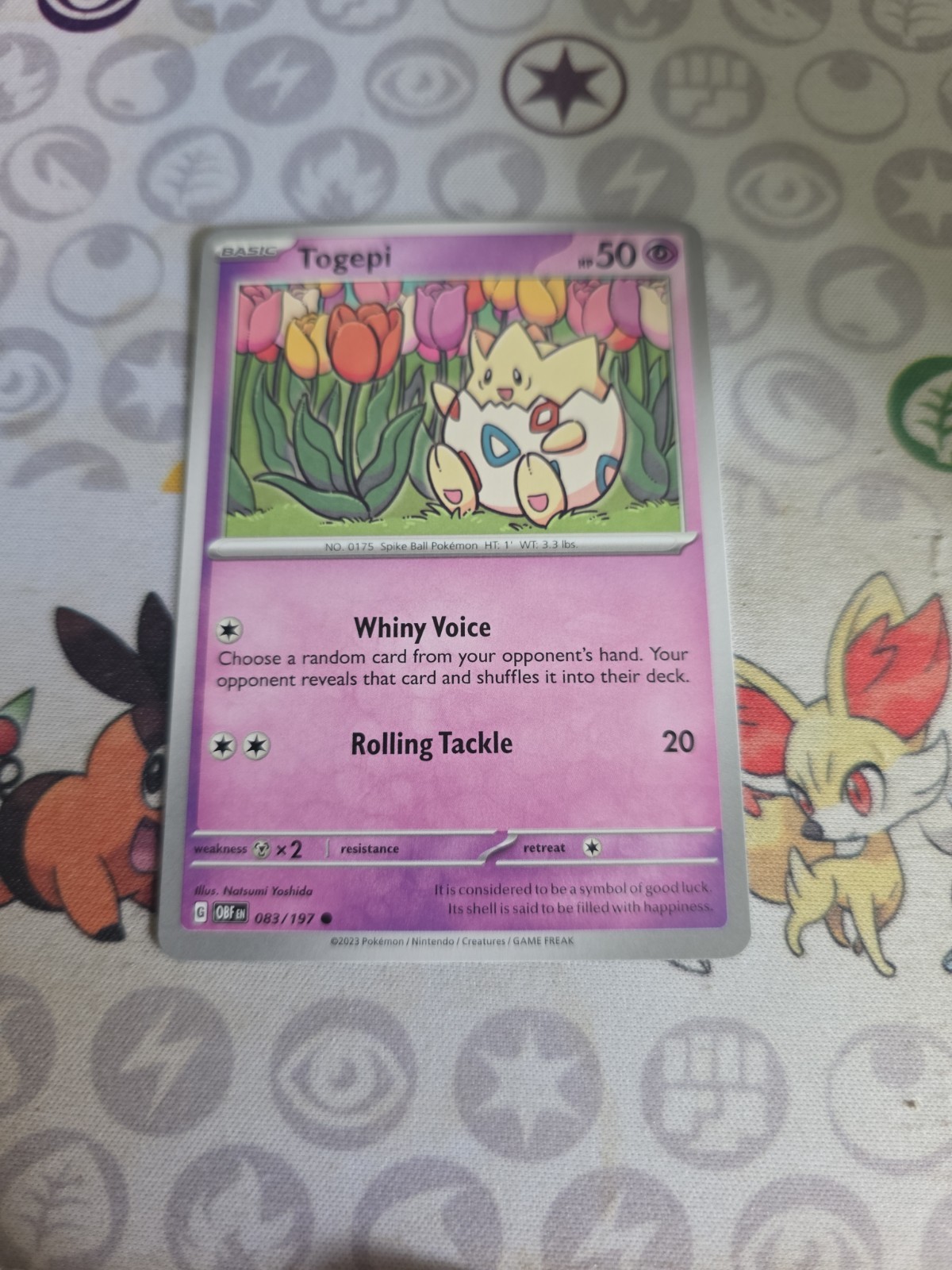 Togepi 83/197 Common | Obsidian Flames | Pokemon Card