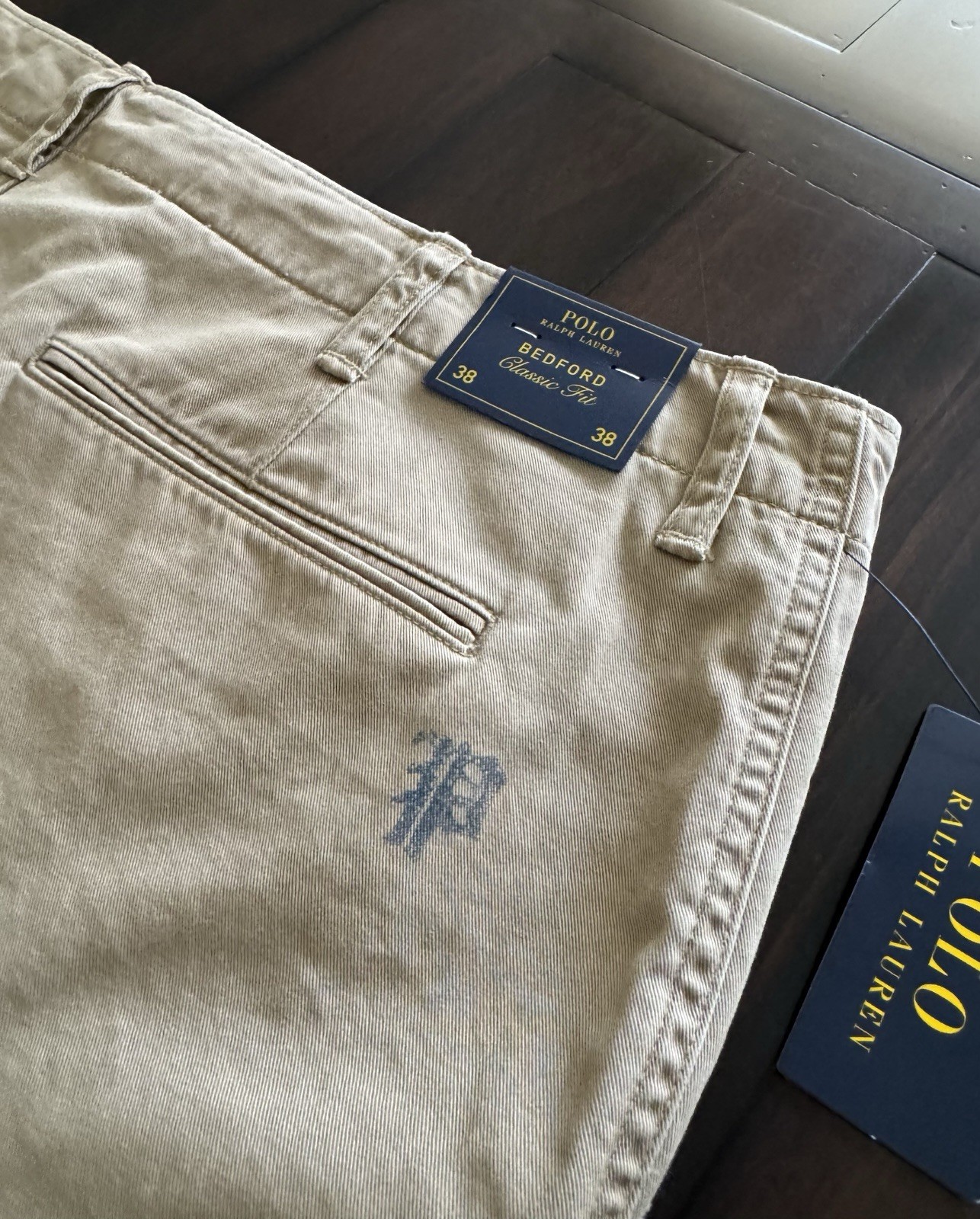 Polo Ralph Lauren Chino Short Embroidery 🏇KHAKI HILL  Men’s ( 38 ) NWT SOLD OUT image 5
